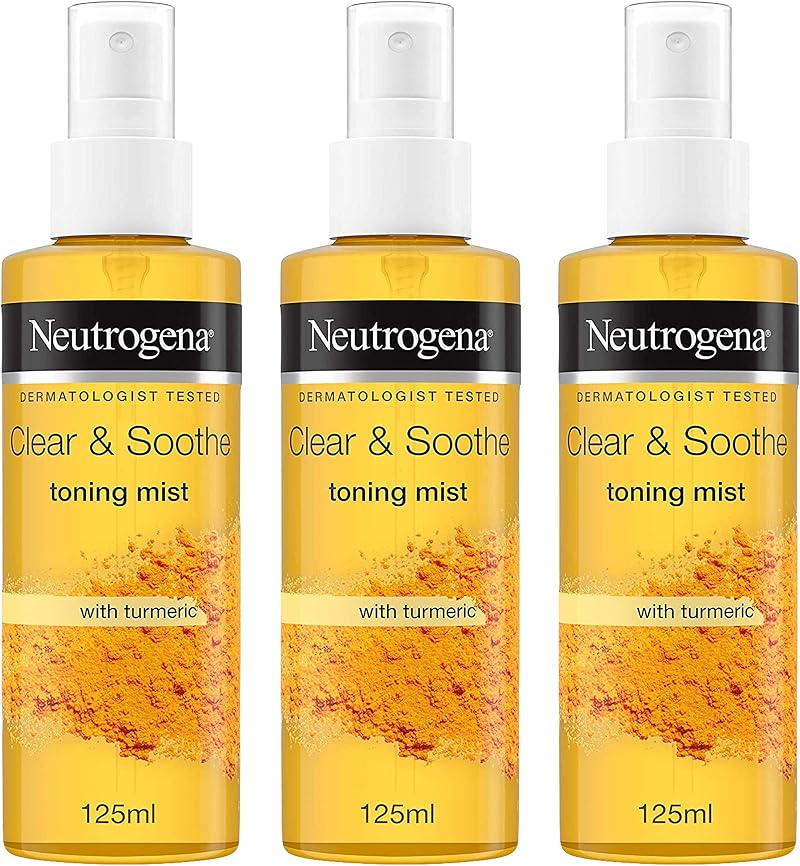 Neutrogena Clear & Soothe Toning Mist 4.2oz Pack of 3