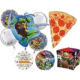 TMNT Theme Birthday Party Supplies Ninja Turtle Mayhem Pizza Balloon Bouquet Decorations