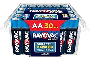 Rayovac AA Batteries, Alkaline Double A Batteries (30 Battery Count)