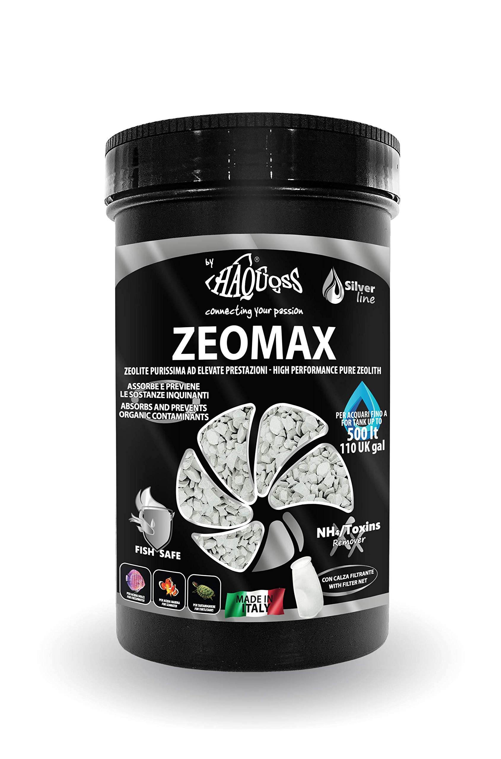 Haquoss Zeomax Activated Zeolite Filter Media for Aquarium and Pond Filters 720 g