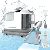 HAUSHOF Carpet Cleaner, 3-Mode Deep Cleaning Machine, Portable Upholstery Cleaner for Furniture, Car Seats and Couches