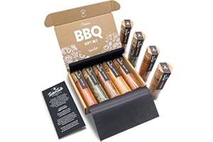 BBQ Christmas Stocking Stuffers Gifts for Women – 5 Grill Spices and Seasonings as Gourmet Gift Baskets, Cooking gift Set, Grilling Accessories, Food gifts & Smoker Accessories – TIMBER TASTE®