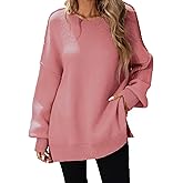 Libsorge Womens Oversized Mockneck Cute Cable Knit Sweater Winter Fall 2025 Ladies Dressy Casual Lightweight Pullover Tops