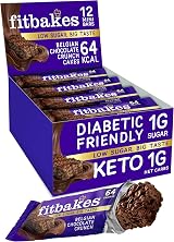 fit bakes 64 Calorie Belgian Chocolate Mini Bars 12x19g