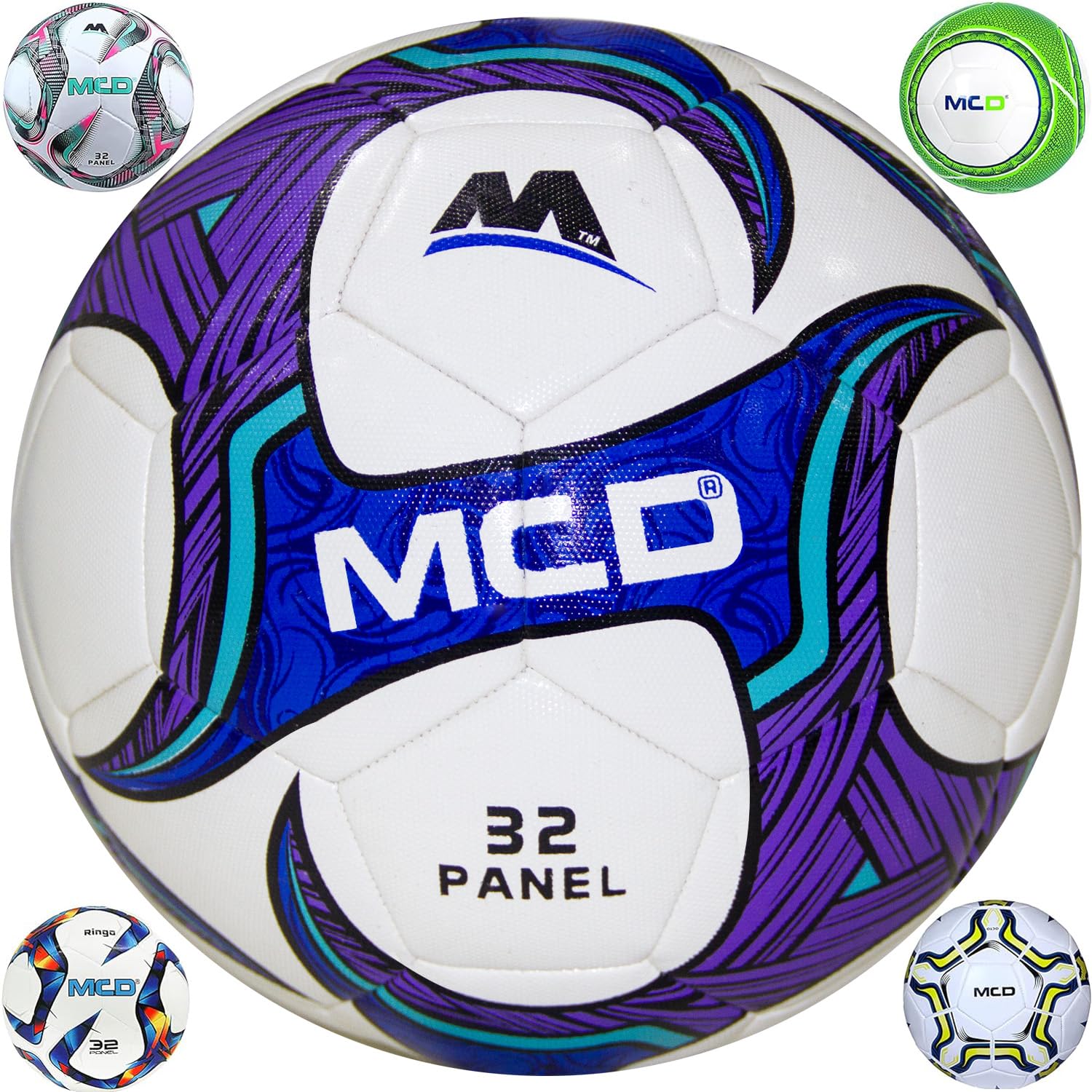 MCD SPORTS Size 5 Football, Size 4 Football, Size 3 Football Ball Lightweight Footbal for Boys, Girls & Adults Soccer Ball Professional Club Team