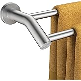 FORIOUS Double Towel Bar 24", Heavy Duty SUS304 Stainless Steel Dual Towel Racks for Bathroom Wall Mount, Space Saving Towel Rod Towel Holder Rail, Brushed Nickel
