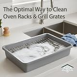 Optimal Products Large Oven Grill Rack Cleaning Soaking Tray 55x40cm view 6