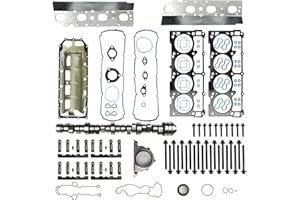 GPQ 5.7 HIMI MDS Lifters Camshaft Kit & Head Gaskets Set Fit For Jeep Grand Cherokee Challenger Chrysler Dodge Ram 1500 3500 2500 Durango 5.7L V8 2009-2015 53021726AE 53021726AD 53022314AD