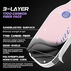 LUZZ Pickleball Paddles, T700 Carbon Fiber