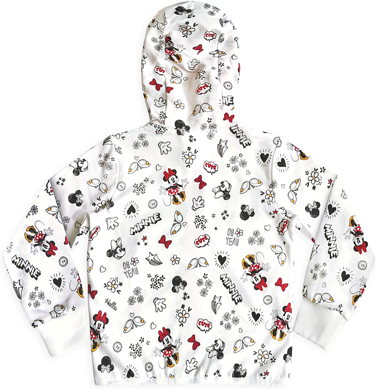 Disney Minnie Mouse Zip Hoodie for Girls: Clothing