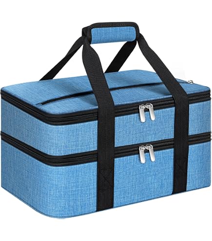 Amazon.com: Genteen Insulated Casserole Carrier,Expandable Double