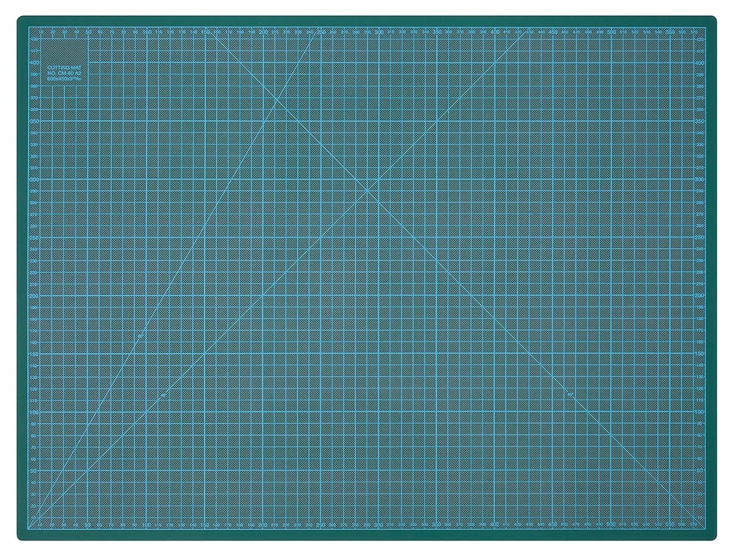 Wedo 79 160 600mm x 450mm Double-Sided Self Healing Cutting Mat - Green