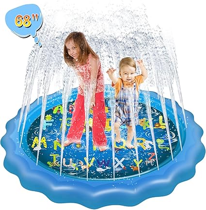 A-TION Splash Pad, Sprinkler for Kids 