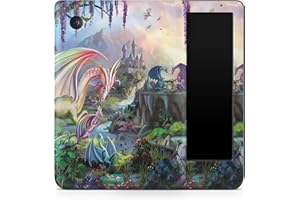 E-Reader Skin Compatible with Kobo Clara Colour (2024) - Dragon Paradise - Premium 3M Vinyl Protective Wrap Decal Cover - Eas
