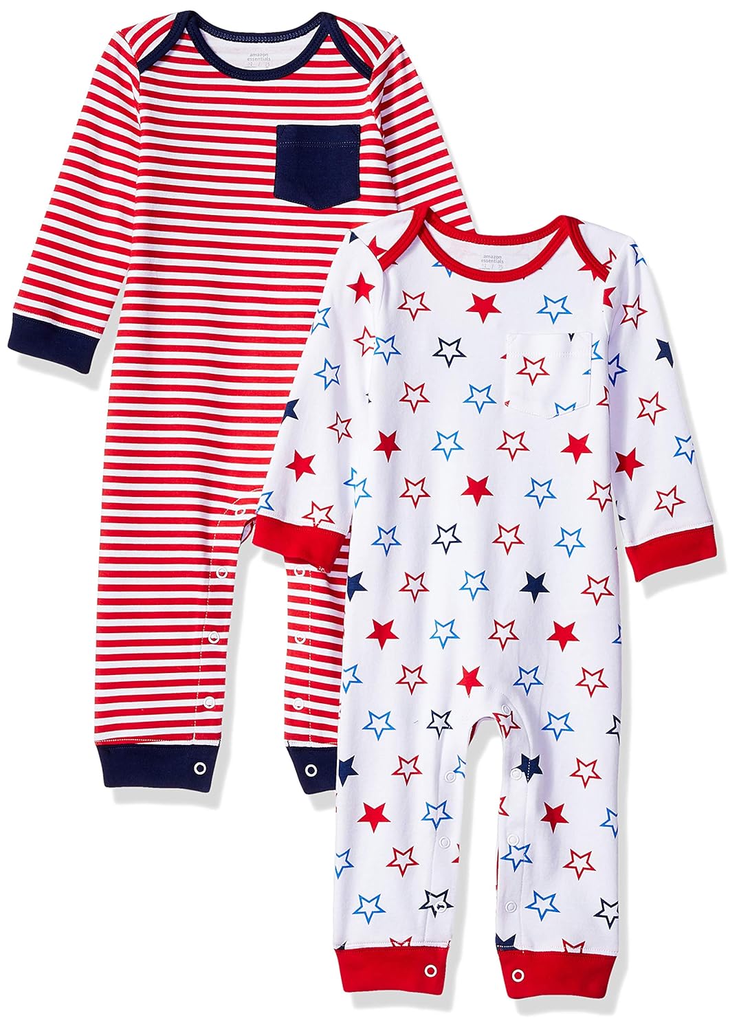 Amazon Essentials Baby 2-Pack Coverall
