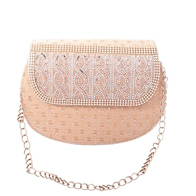 Latest Design Cross body Chain Sling bag/Shoulder bag for Women and Girls College Office Clutches/Handbag/Chained Sling belt stylish latest Bag