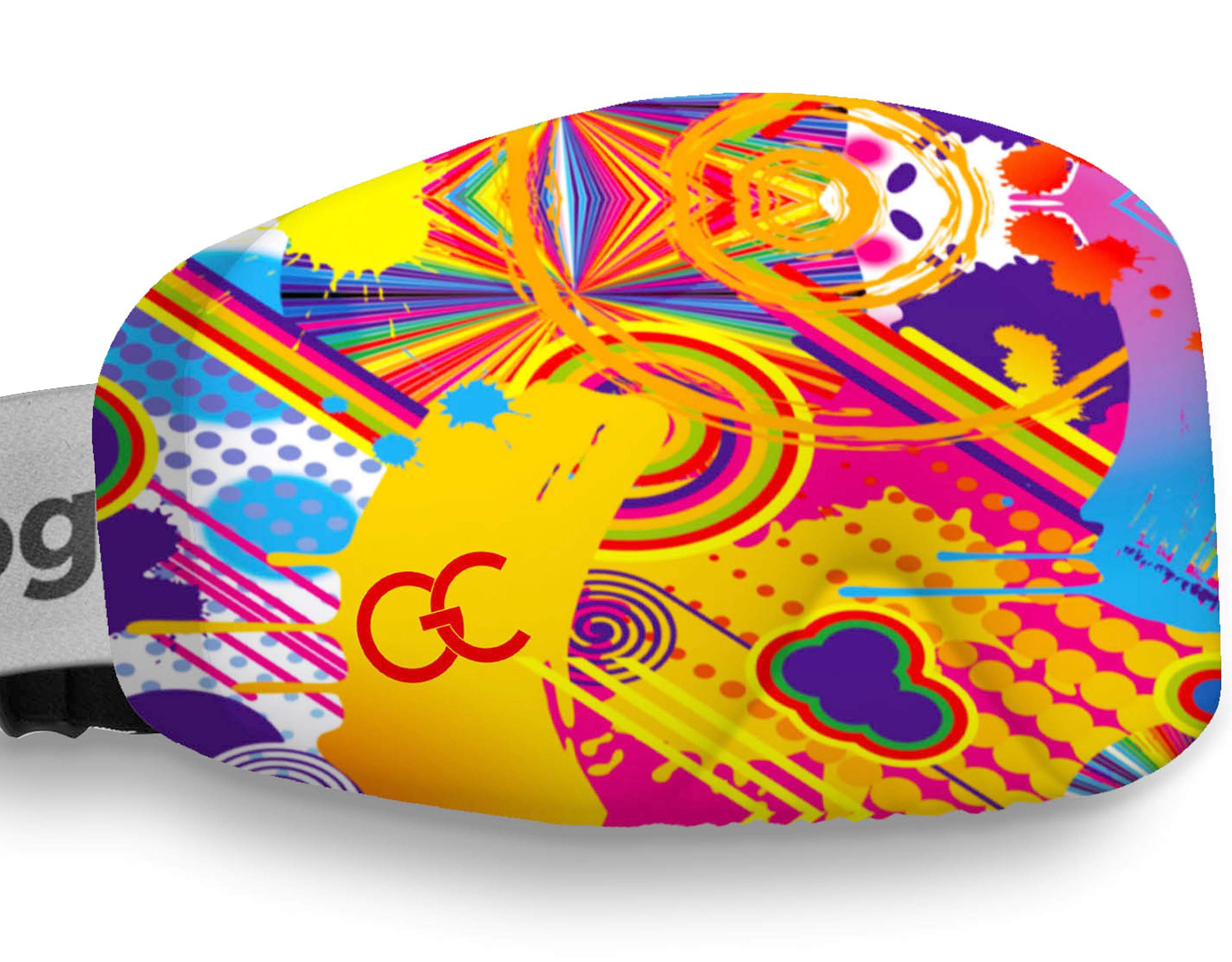 GogglesCover Ski Goggles Protective Cover, Protective Goggle Cover Portable, Ski Goggle Cover Sleeve Anti-Scratch, Ski Goggles Accessories, Ski Equipment, Geo Chaos Design