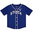 Disney Boys Lilo and Stitch Baseball Jersey - Boys Classic Lilo and Stitch Mesh Button Down Jersey Lilo and Stitch Shirt