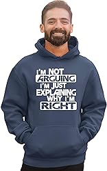 Go All Out Large Vintage Heather Navy Mens I'm Not