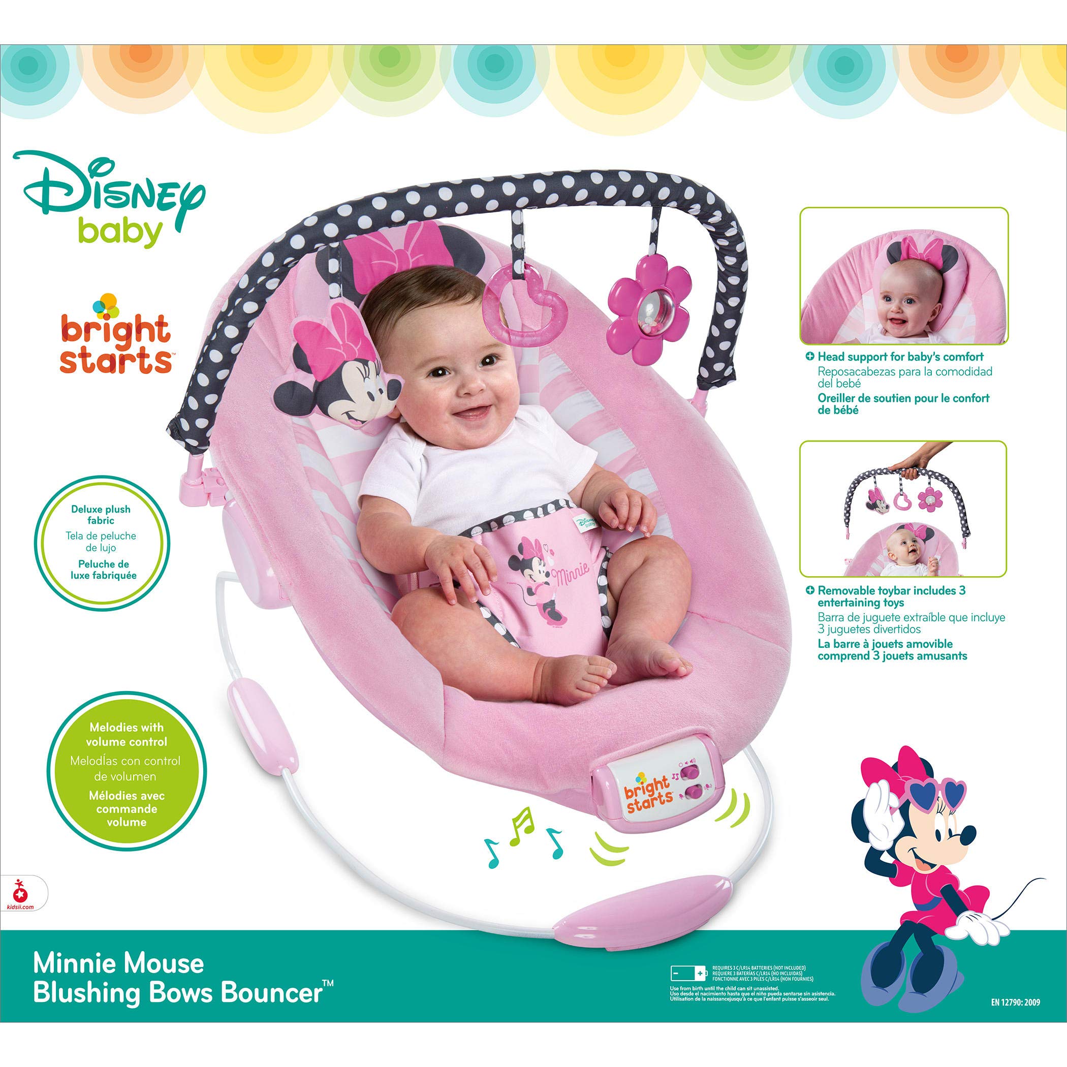minnie mouse peekaboo bouncer