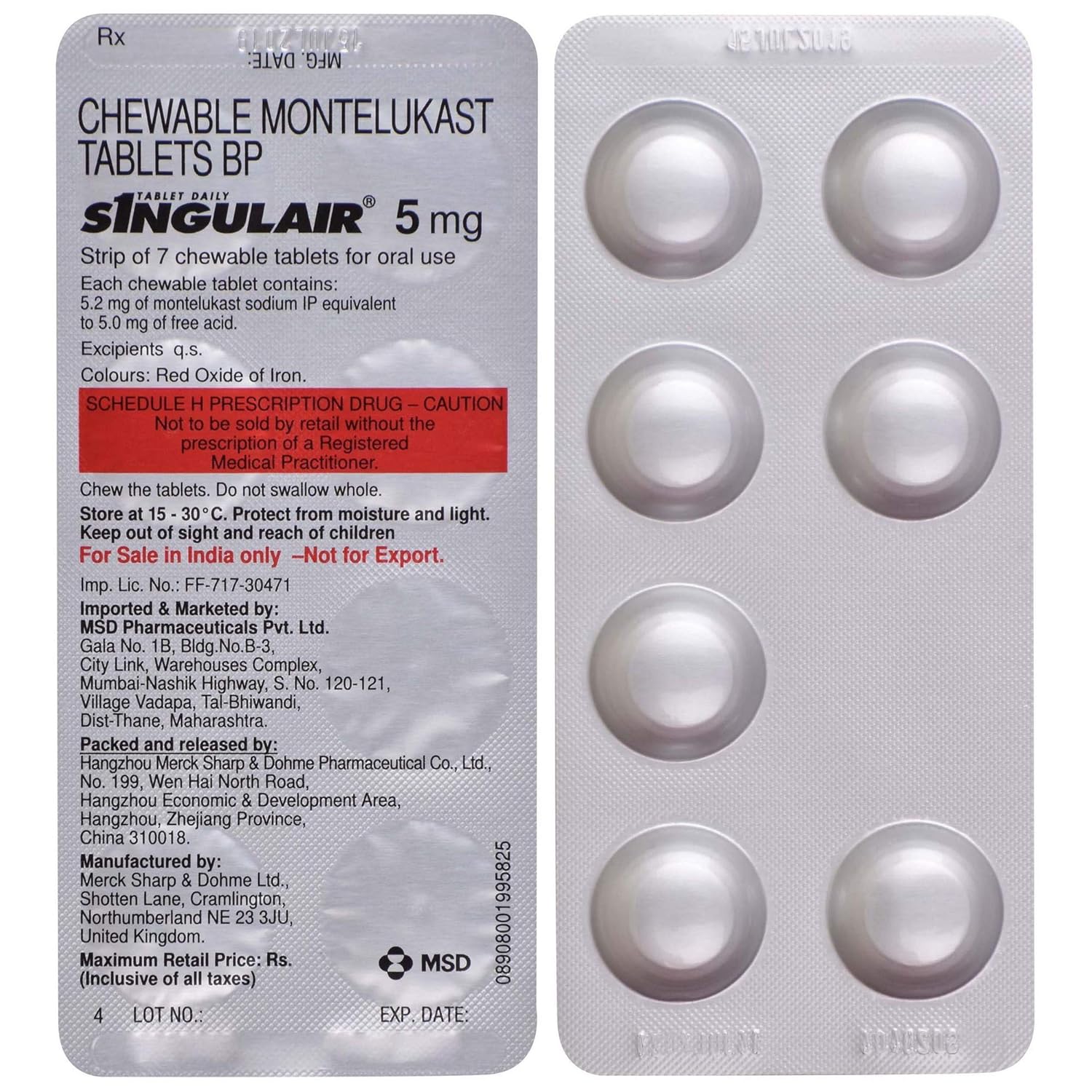 singulair 5mg