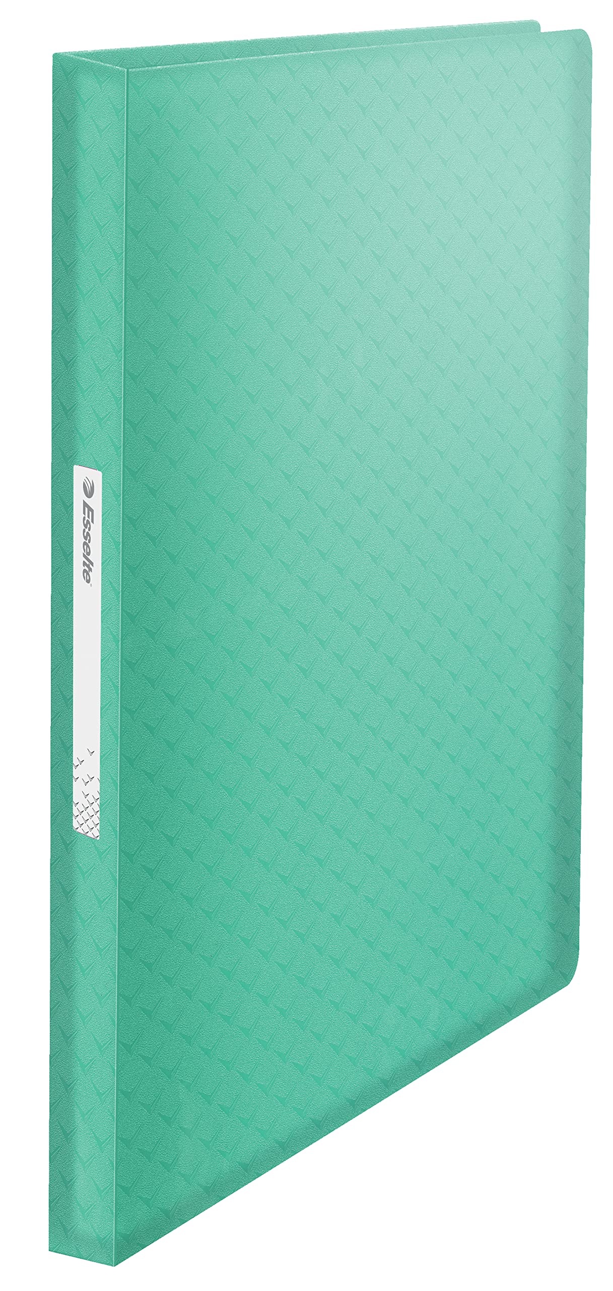 Esselte A4 Display Book With 80 Pockets, 160 Sheet Capacity, For Presenting & Storing Papers/Documents, Home/Office, Embossed Pattern, Colour'Breeze Range, Green, 626238