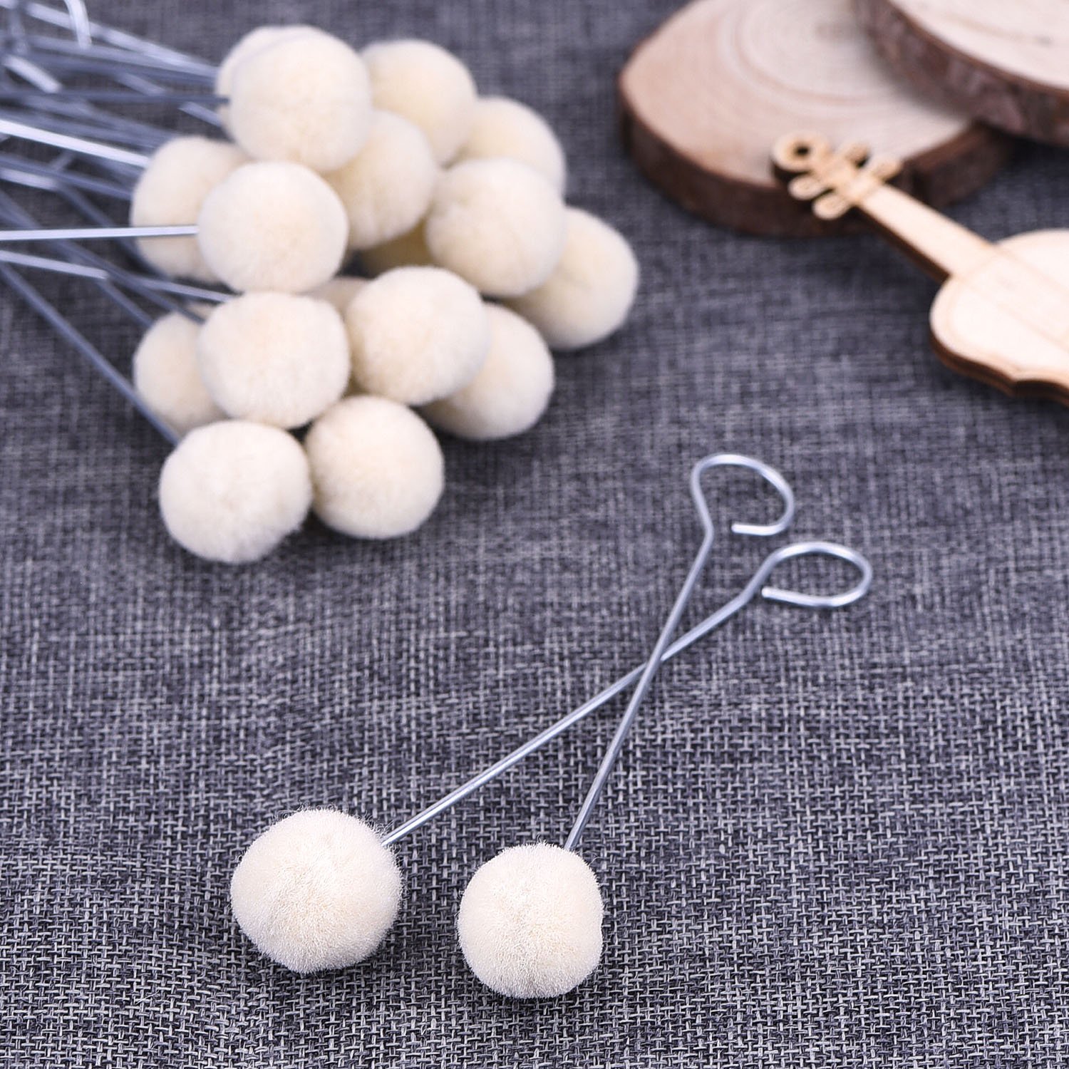 20 Pack Wool Ball Daubers Leather Dye Tool Dauber Dyeing Applicator DIY