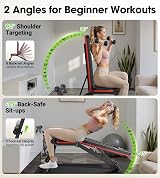 FLYBIRD Adjustable Bench Weight Bench 8-Position Backrest 3-Position Footrest view 2