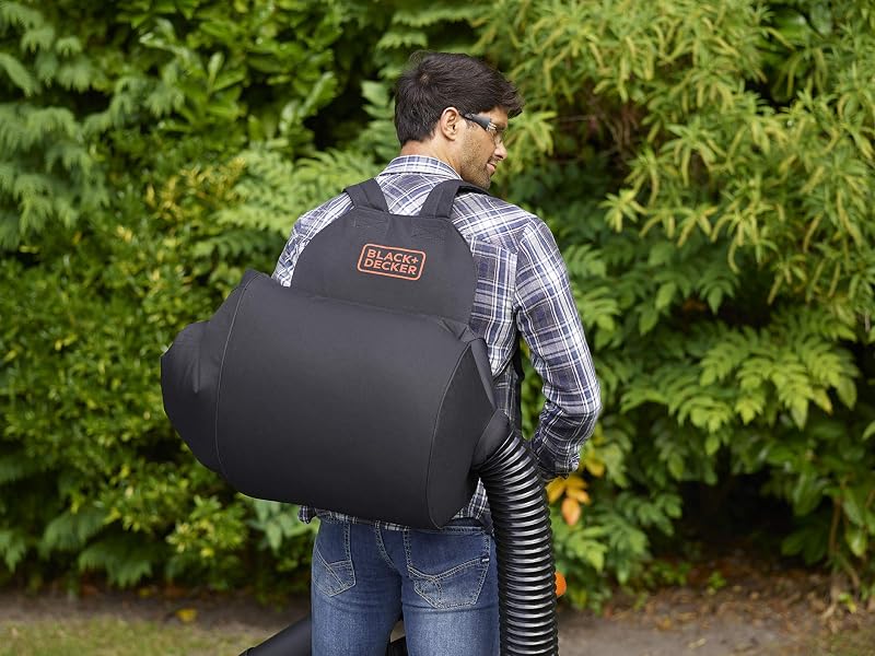 BEBLV290 Aspirador Soprador e Triturador de Folhas 2.900W com Velocidade Variável de 230-390 km/h