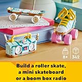 LEGO Creator 3in1 Retro Roller Skate 31148 Mini Skateboard Boom Box Radio view 2
