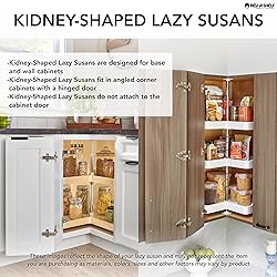 Rev-A-Shelf 32" Kidney Shaped Dual Tier Lazy Susan