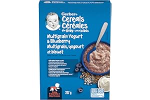 GERBER® Stage 3 Multigrain Yogurt Blueberry Baby Cereal 227 g