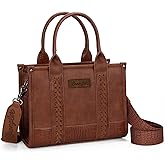 Montana West × Wrangler Tote Bag for Women Western Cow Print Purse Designer Top Handle Handbags