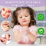 GOLMUD 66 Pcs Kids Makeup Set Portable Stand Princess Pretend Play Your Toy Kit view 4