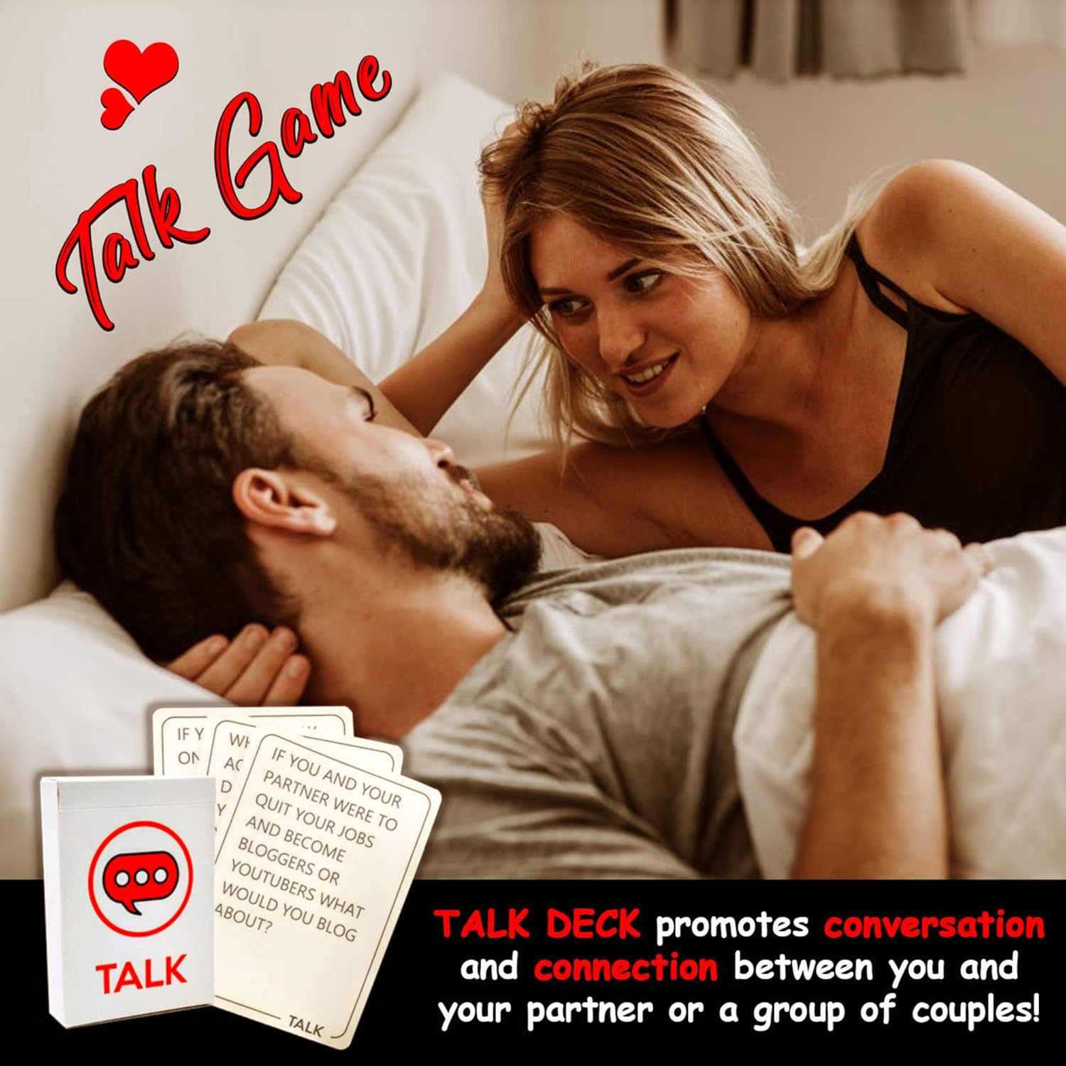 Fun and Romantic Game for Couples: Date Night Box Set with Conversation Starters, Flirty Games and Cool Dares - Choose from Talk, Flirt or Dare Cards for 3 Games in 1 - Lovely Gift!: Toys & Games