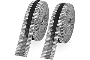 SINSETU Iron-on Instant Hem Tape 2 Rolls 11 Yard, Permanent No Sew Hemming Tape, Trousers Edge Modified Strips, Washable Hem Adhesive Tape, Fabric Fuse Tape for Sewing(Black)