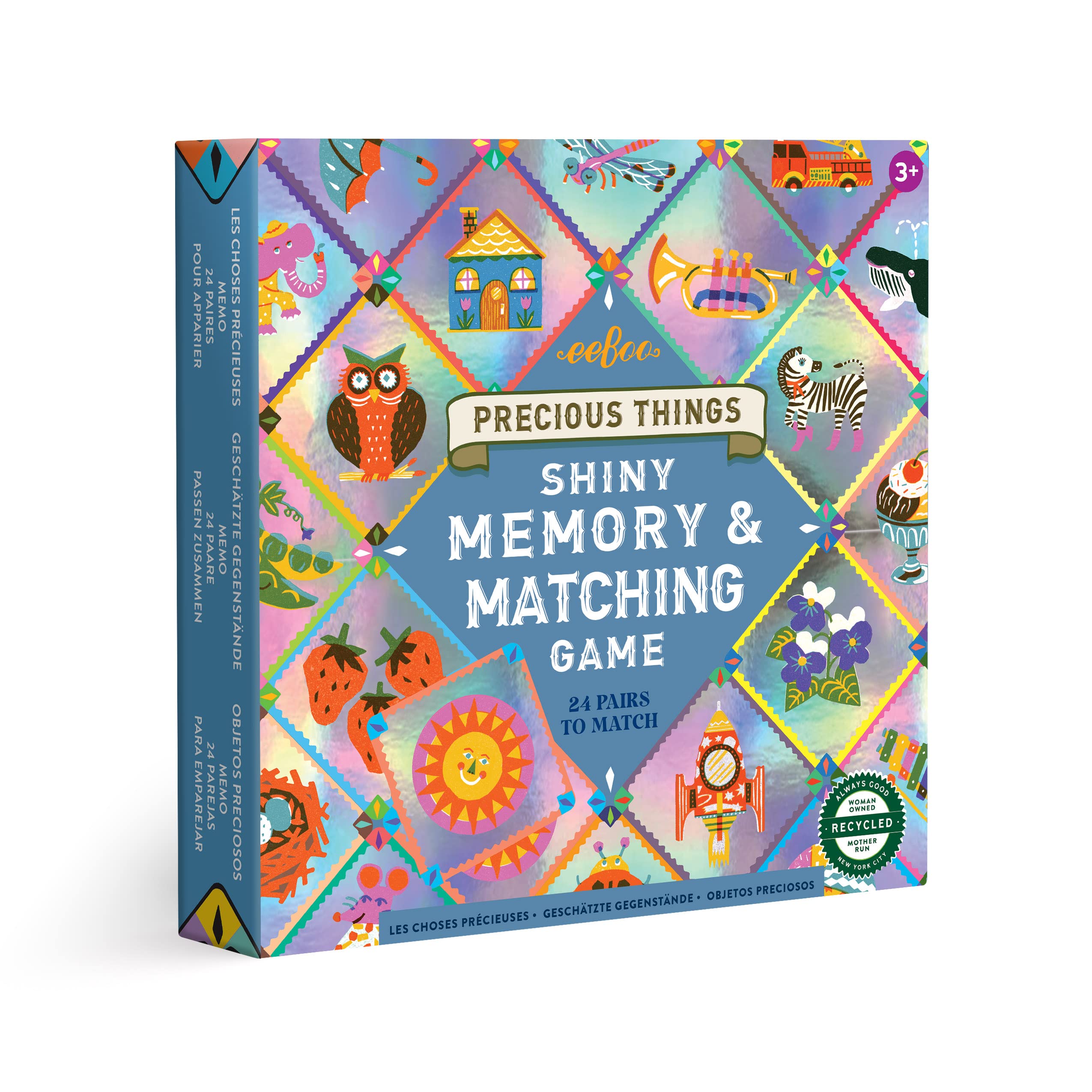 eeBoo Precious Things Shiny Memory + Matching Game