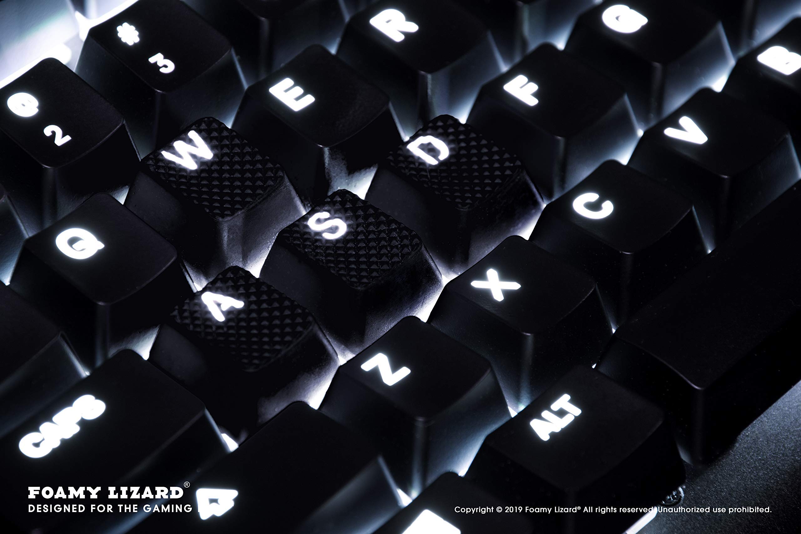 Lizard Keycaps Mua Foamy Lizard Pro Rubber Keycap Set Backlit Set of Cherry MX ...