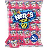 Gummy Clusters Candy Rainbow, 60 Count Individually Wrapped, 2 Lb Bulk | Crunchy, Chewy Gummy Center, Fun Size Treat Packs, Sweet Tangy Bites, Goodie Bags, Pinata, Party Favors, Lunchbox Snacks