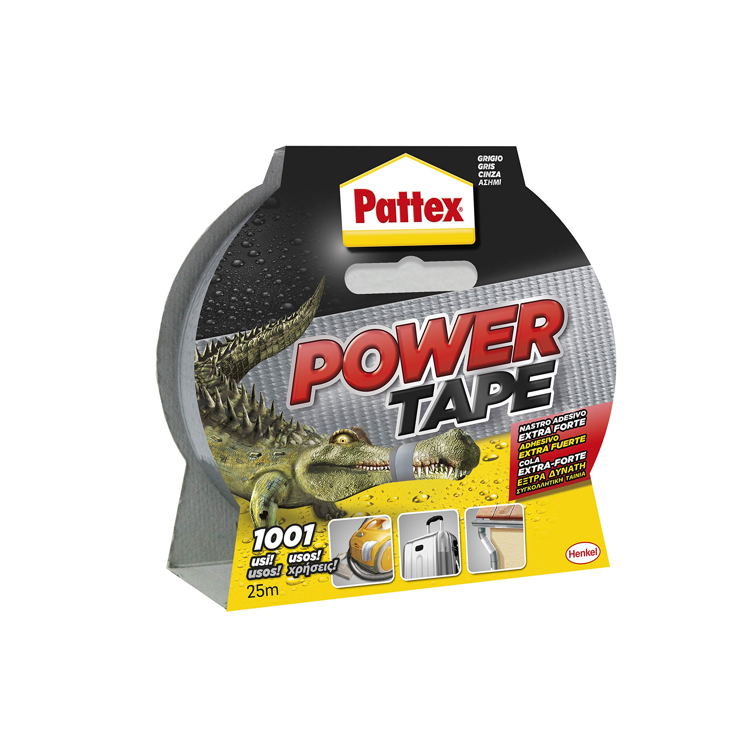 Pattex Power Multi-Purpose Tape 25 m, Grey