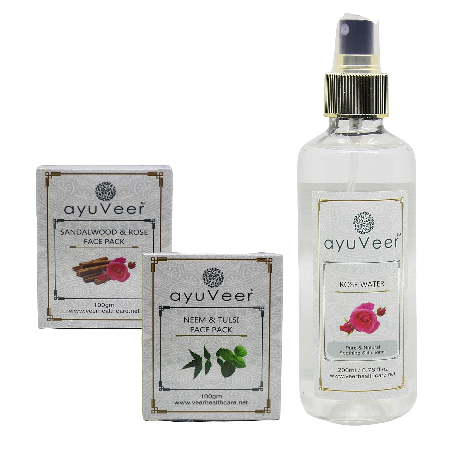 neem and rose water toner