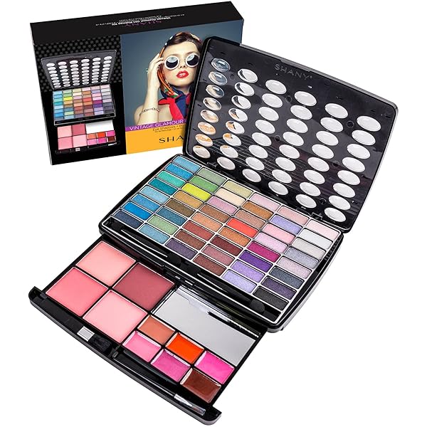 SHANY GLAMOUR GIRL MAKEUP KIT EYESHADOW BEAUTY PALETTE WITH EYE SHADOWS, BLUSHES, LIPSTICK LIP-GLOSS, MAKE UP MIRROR, COSMETICS APPLICATORS, PREMIUM GIFT PACKAGING – GLAMOUR