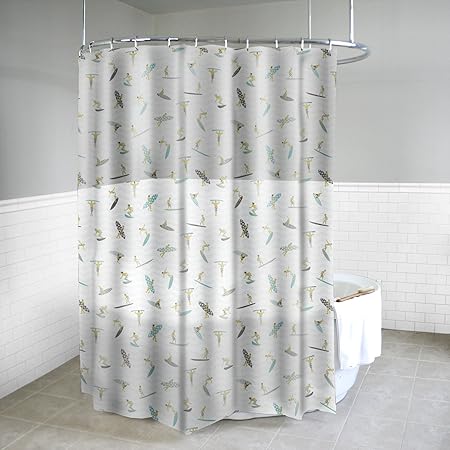 Amazon Com Splash Home Peva 4g Suffer Dudes Curtain Liner Design