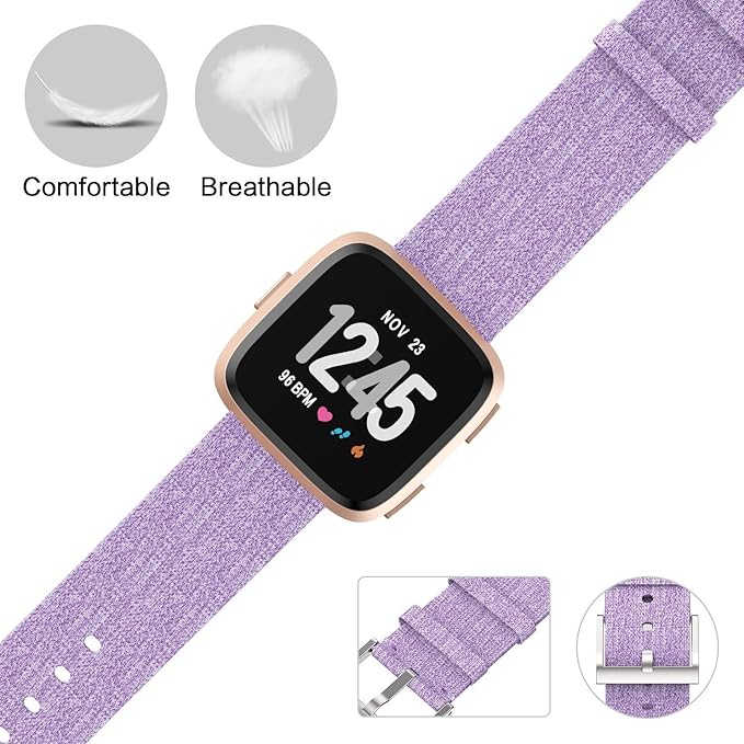 versa lavender woven band