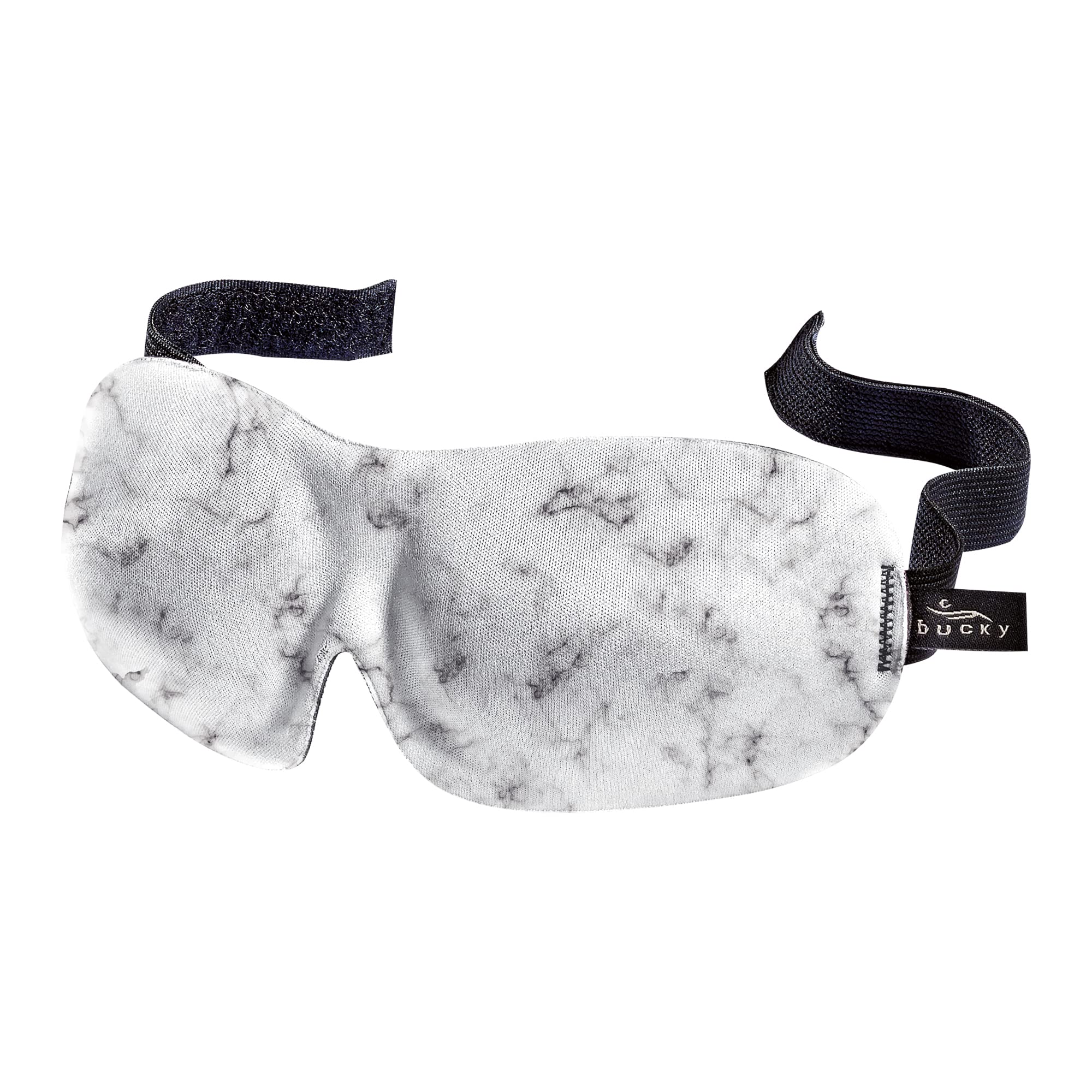 Bucky No Pressure Eye Mask, Marble, One Size, 40 Blinks No Pressure Eye Mask for Travel & Sleep