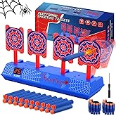 Aooess Spider Shooting Targets Toy for 3-12 Year Old Boys: Electronic Scoring Shooting Target Set for Kids with 20 Foam Dart, Spider Toys for Boys 4-6, Shooting Game for Kids Ages 3+