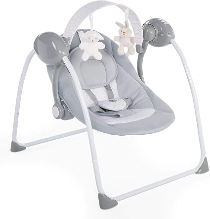 grey baby swing chair