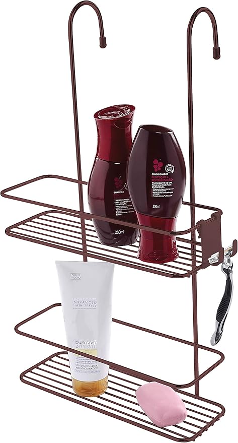 Suporte Para Shampoo Duplo de Box Future Bronze