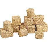 CCINEE Miniature Hay Bales,12pcs Mini Bales for Mini House Decoration Garden Decoration DIY Autumn Harvest Craft