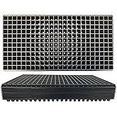 Kapok Candle Co 288 Cell Seedling Plastic Nursery Trays, 10 Pack, Thick Durable Germination Plug Trays, 2880 Cells Reusable Plant Propagation